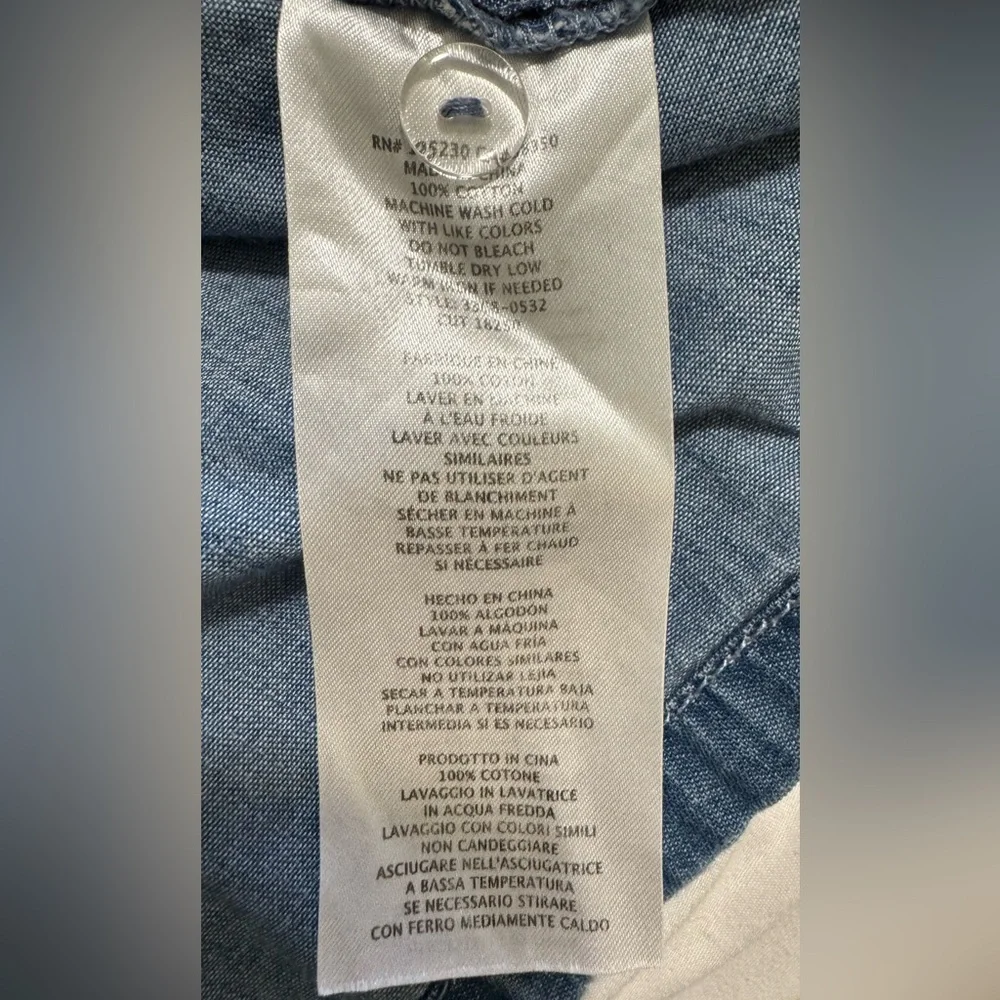 CURRENT ELLIOT••Madeline Cold Shoulder Denim Dress••size 1 (small) - Picture 6 of 7